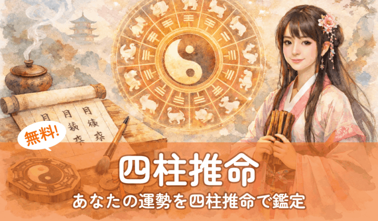 [無料]本格 & 精密! 四柱推命 | 結婚時期や転職タイミングもわかる!